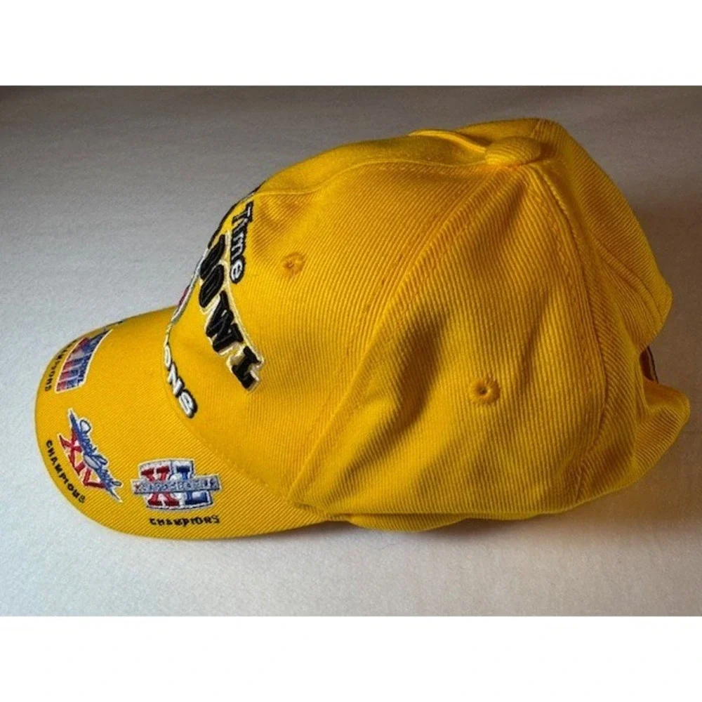 Gold Pittsburgh Steelers‎ Five 5 Time Super Bowl Champions Reebok NFL Cap Hat